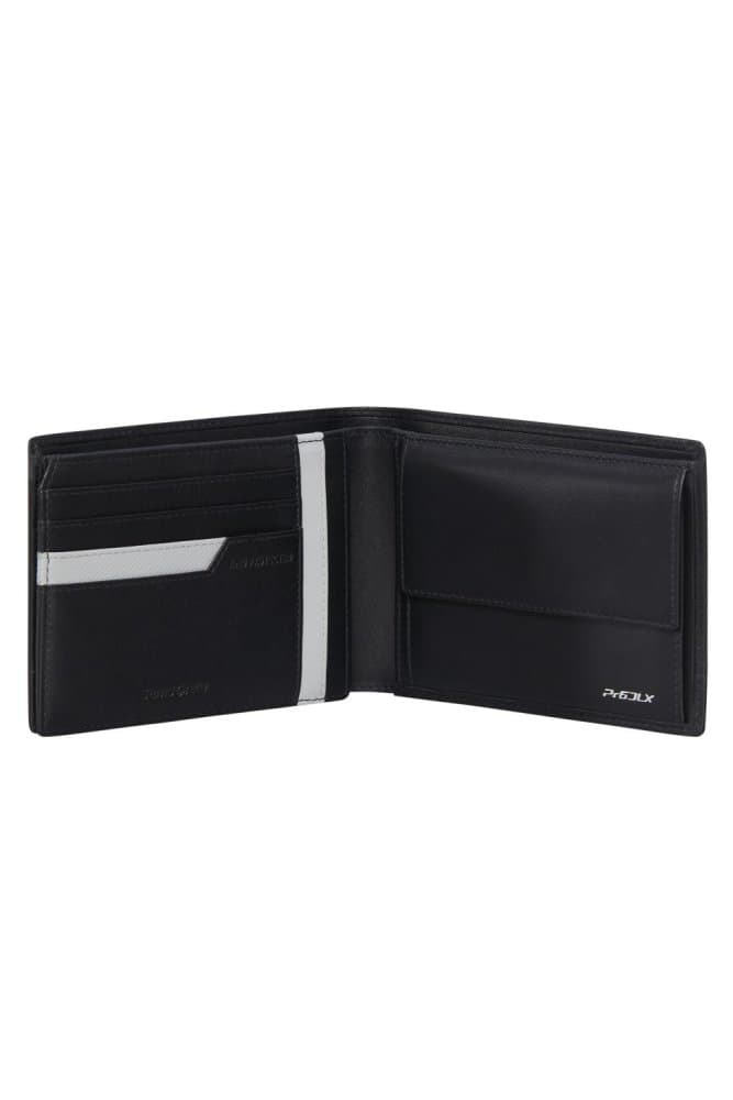 Samsonite pánská kožená peněženka Pro-DLX 6 C823 černá 144537-0413 3