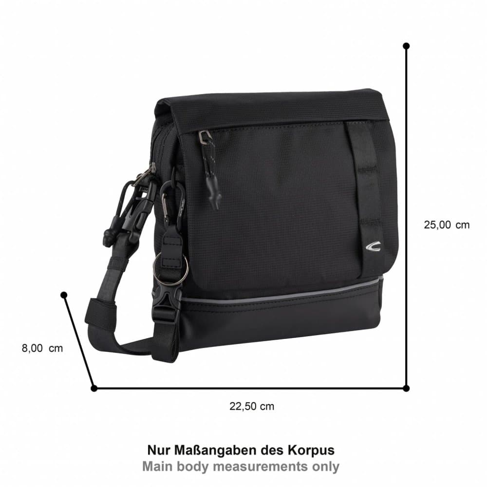 Camel Active Connect Flap Bag S pánská taška přes rameno černá 012224 5