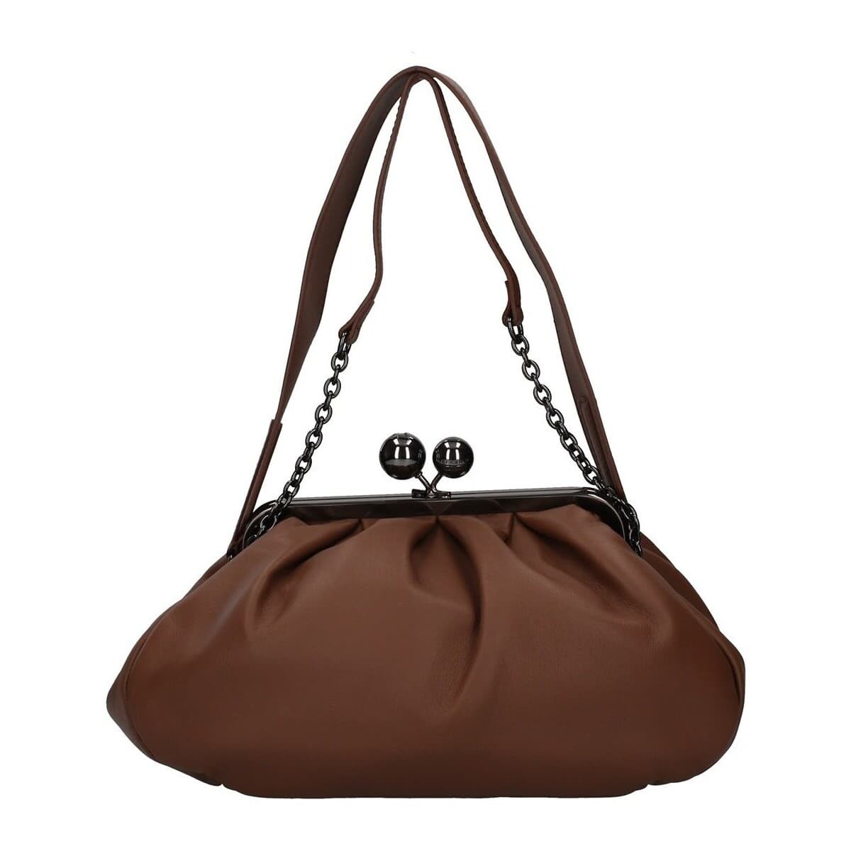 Kabelka Max Mara Cubico, hnědá