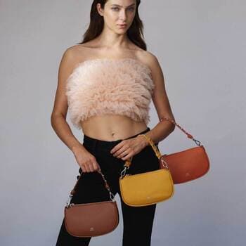 Kabelka přes rameno Skpat Verona, oranžová 2