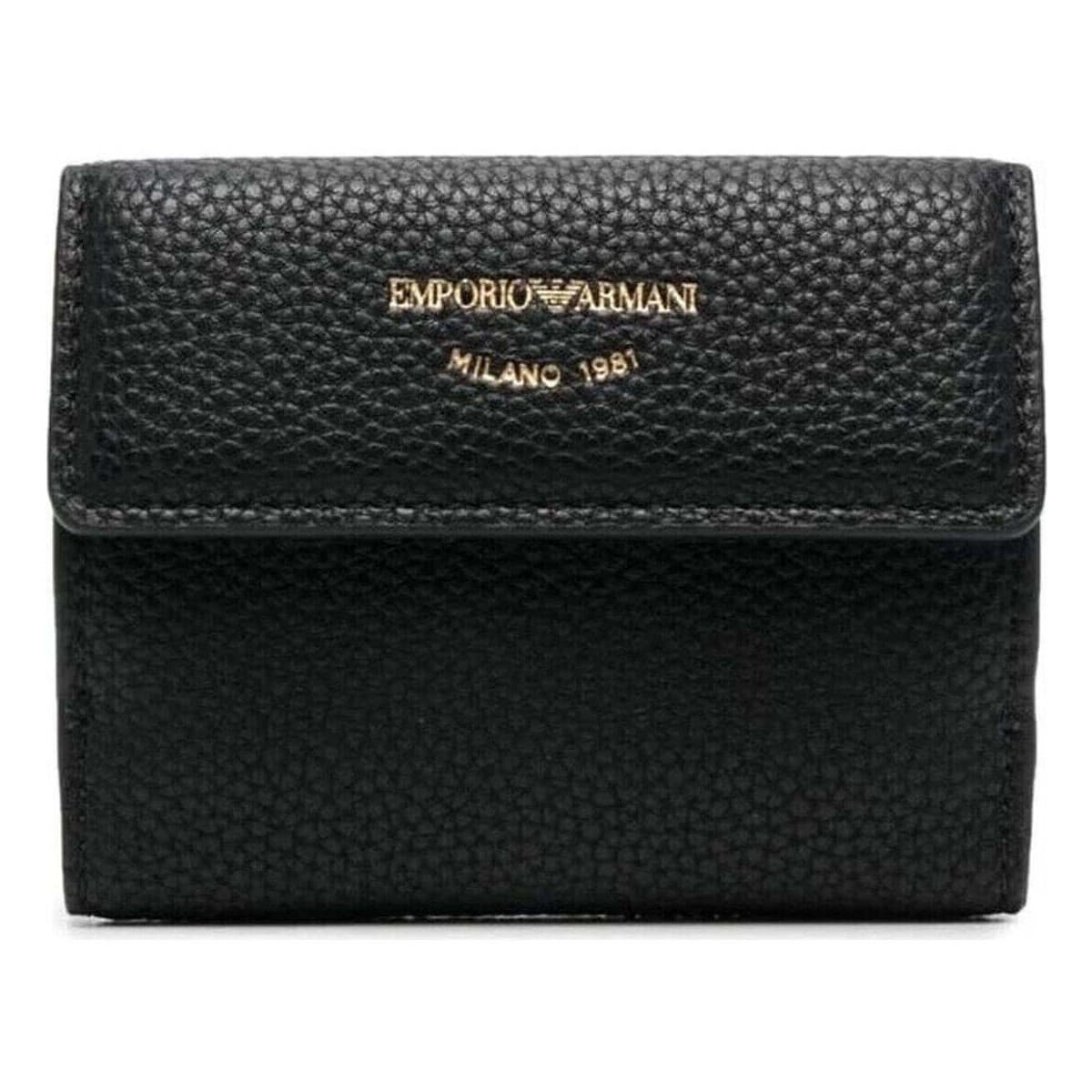 Peněženka Emporio Armani, černá
