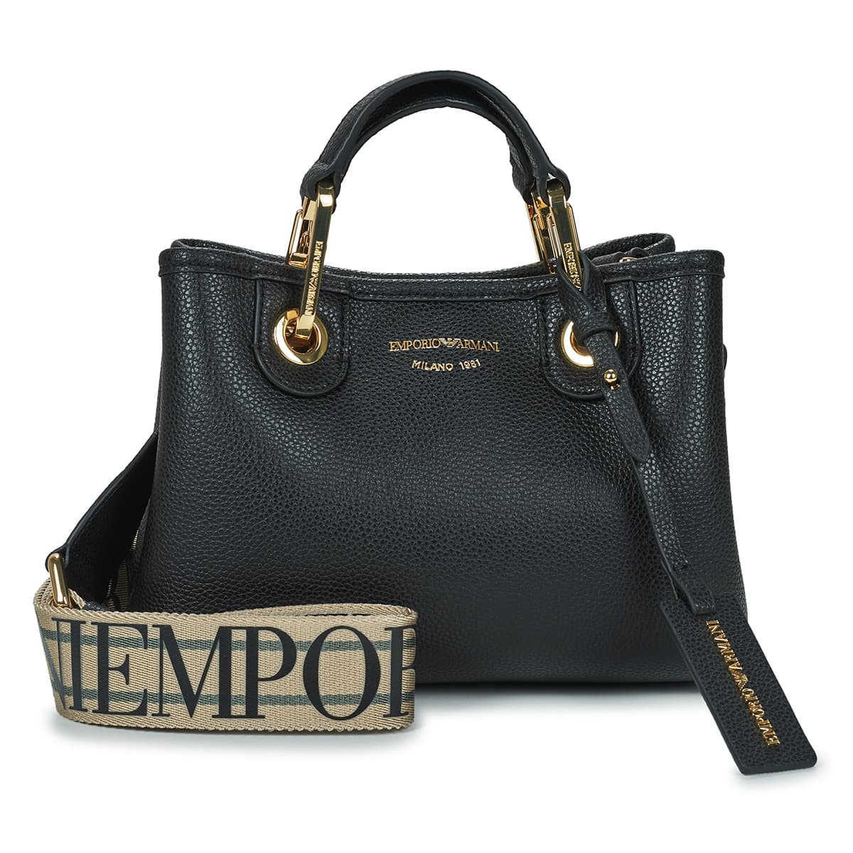 Kabelka přes rameno Emporio Armani Mini Myea Borsa, černá