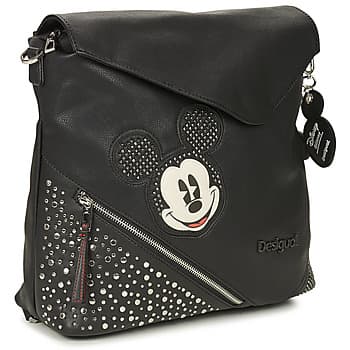 Batoh Desigual Back Mickey Studstyle Jerseymax PU Black 2