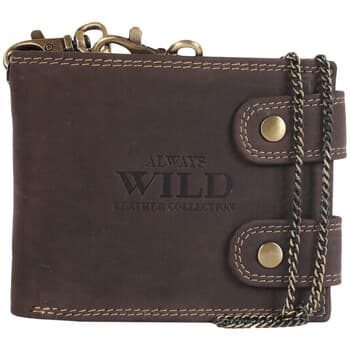 Always Wild Pánská kožená peněženka Kert hnědá 3