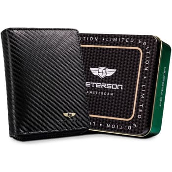 Peterson Pánská kožená peněženka Urdjaar černá 2