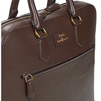 Pánská taška na dokumenty Polo Ralph Lauren Commuter-Messenger-Medium, hnědá 4