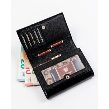 Peterson Dámská kožená peněženka Hanko černá 3