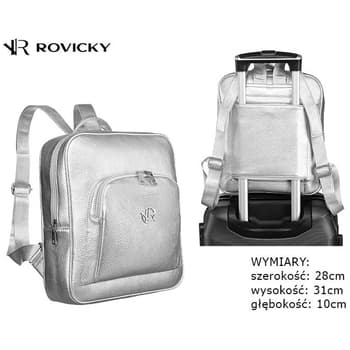 Rovicky Dámský cestovní batoh Niane stříbrná 2
