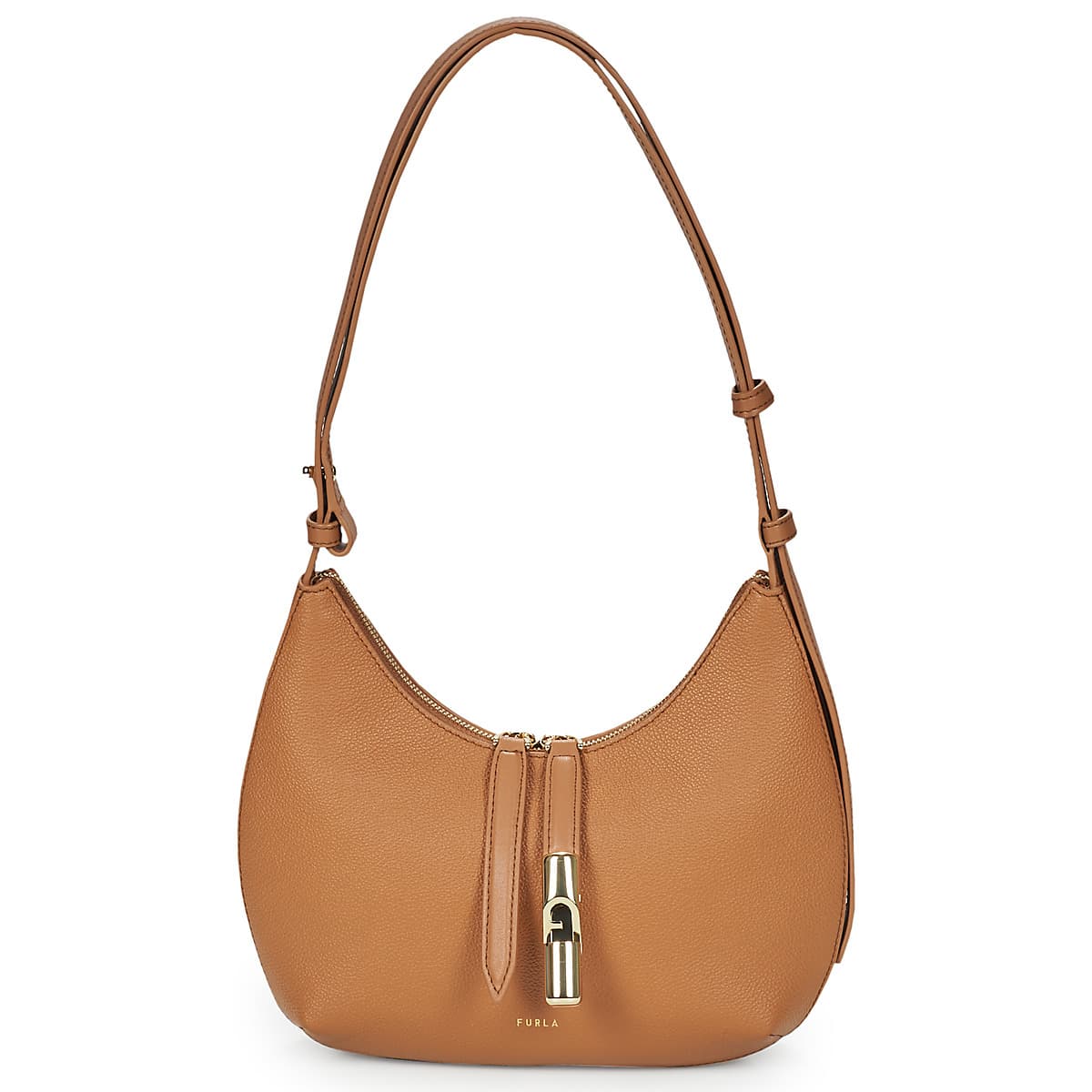 Kabelka přes rameno Furla Goccia S Shoulder BAG, hnědá