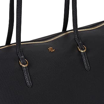Kabelka Lauren Ralph Lauren Keaton 31-Tote-Large, černá 4