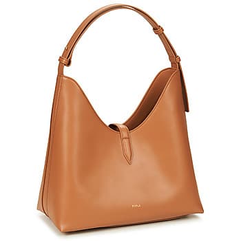 Kabelka přes rameno Furla Goccia M Hobo, hnědá 2