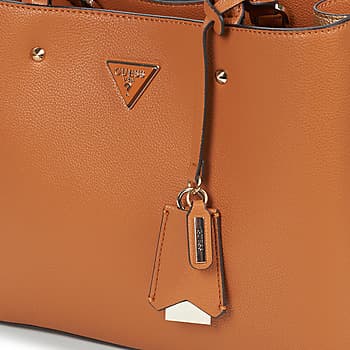 Kabelka Guess Meridian II Girlfriend Satchel, hnědá 4