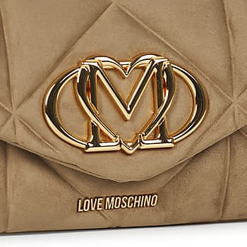 Kabelka přes rameno Love Moschino Embossed Q Suede 4