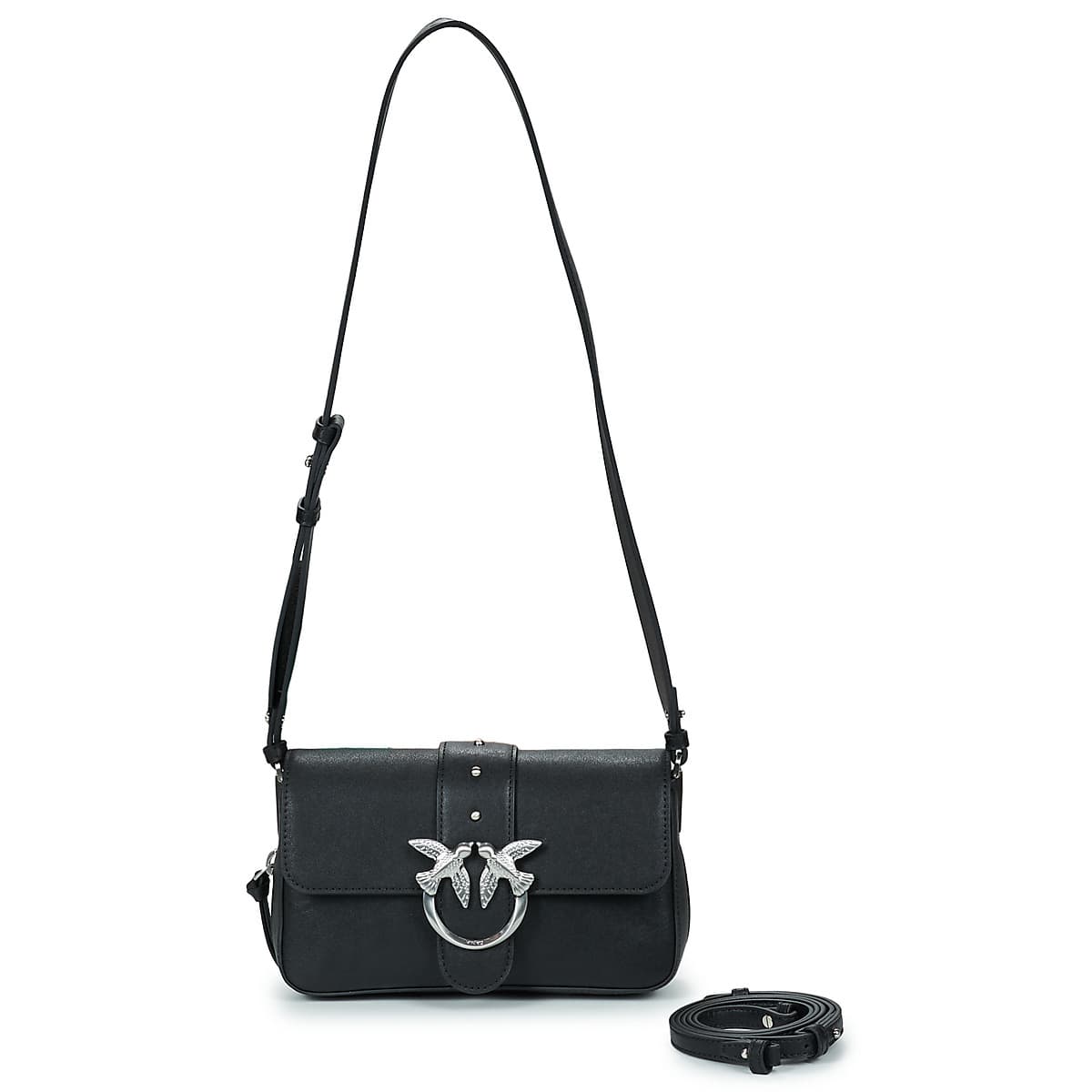 Kabelka přes rameno Pinko Love ONE Slouchy ZIP Mini Vitello Biker