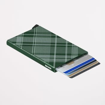 Pánská peněženka Secrid Tartan, zelená 3