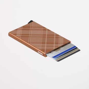 Pánská peněženka Secrid Tartan, hnědá 3