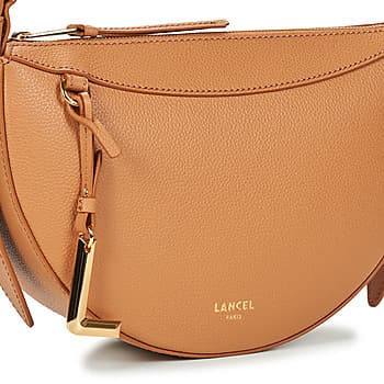 Kabelka přes rameno Lancel Faubourg DE Lancel Halfmoon ZIP, hnědá 4