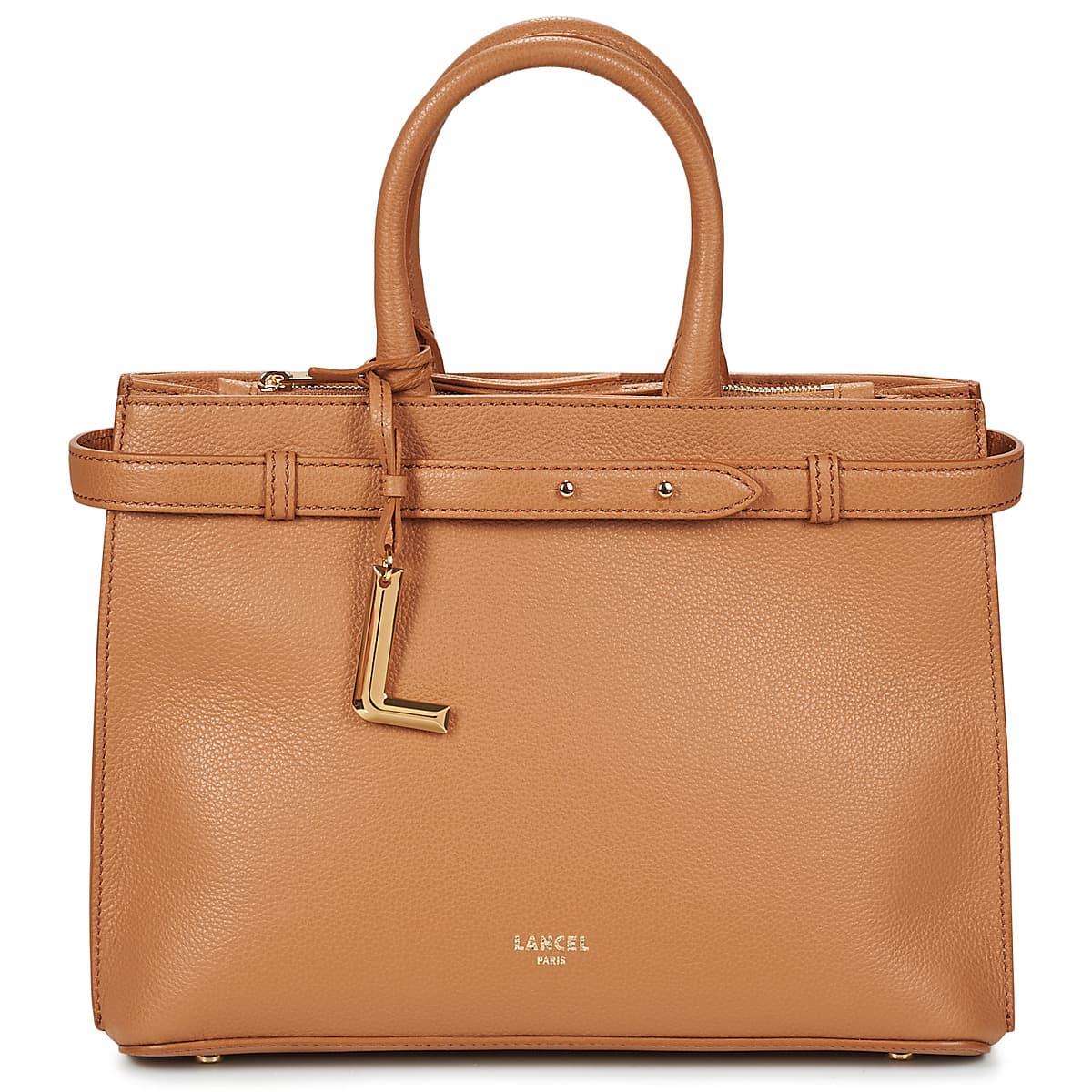Kabelka Lancel Faubourg Carryall ZIP M, hnědá