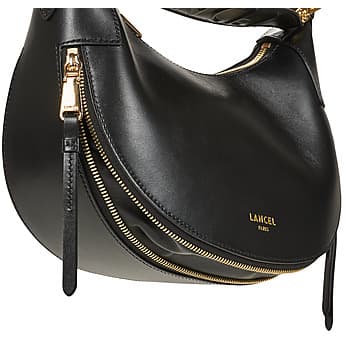 Kabelka přes rameno Lancel Origami DE Lancel S ZIP Hobo, černá 4