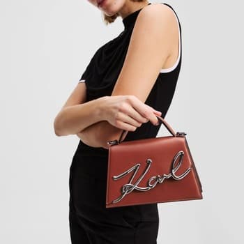 Kabelka přes rameno Karl Lagerfeld Signature 2.0 Md Crossbody 4
