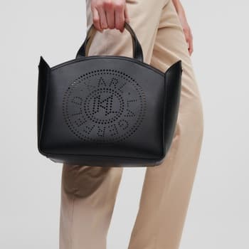 Kabelka Karl Lagerfeld K Circle Sm Tote Perforate, černá 4