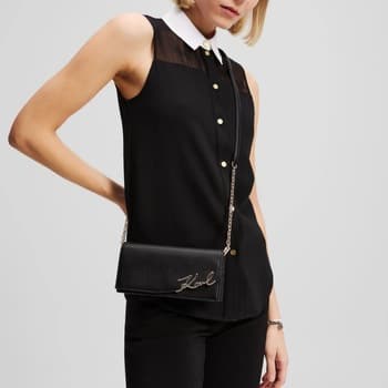 Peněženka Karl Lagerfeld K Signature Cont Cb Wallet, černá 4