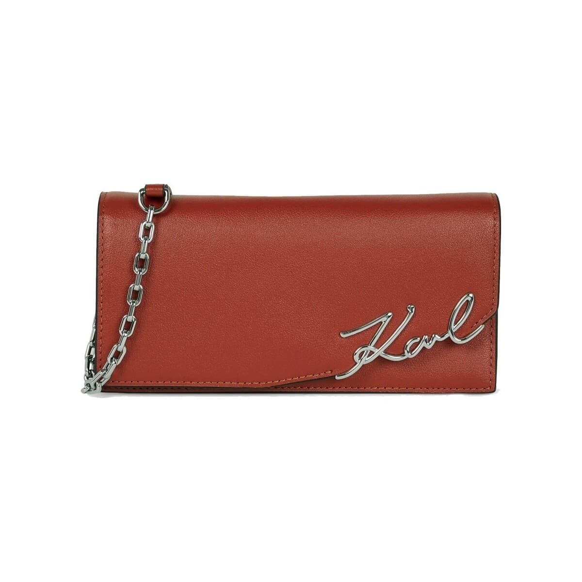 Peněženka Karl Lagerfeld K Signature Cont Cb Wallet, červená