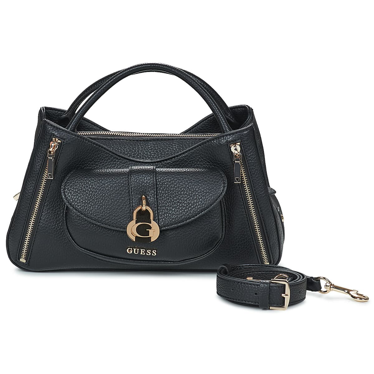 Kabelka Guess Jessa Girlfriend Satchel, černá