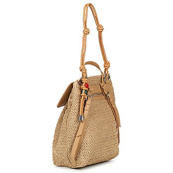 Batoh Desigual Backpack Half Logo Raffia Luena 3