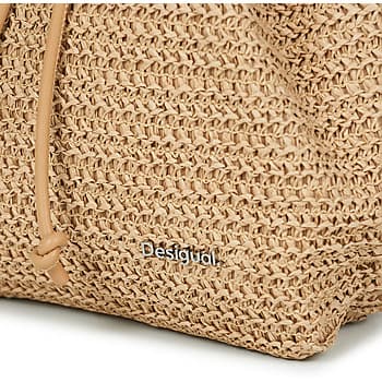 Batoh Desigual Backpack Half Logo Raffia Luena 4