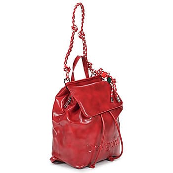 Batoh Desigual Backpack Half Logo Luena, červená 2