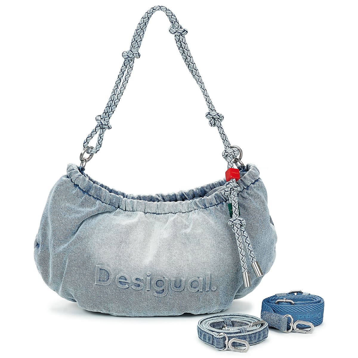 Kabelka přes rameno Desigual BAG Half Logo Denim Waverly