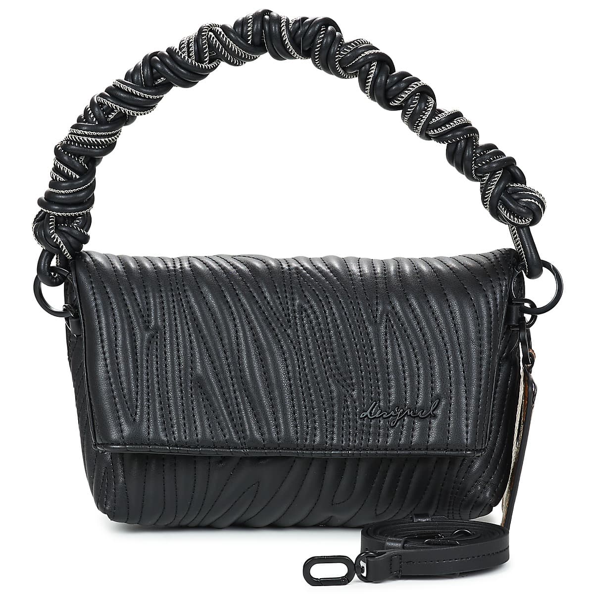 Kabelka přes rameno Desigual BAG Helium Trokel, černá