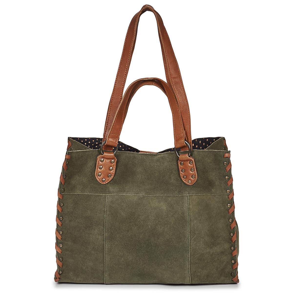 Kabelka Pieces Pcsalli Suede Shopper