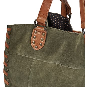 Kabelka Pieces Pcsalli Suede Shopper 4