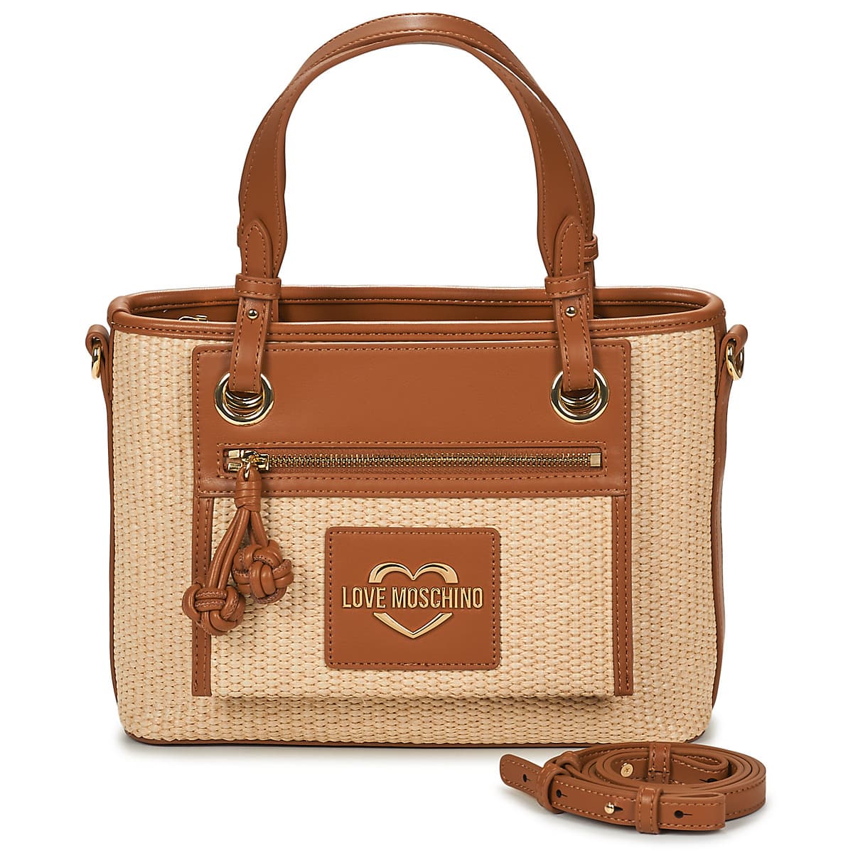 Kabelka přes rameno Love Moschino Straw Chic JC4341PP0O