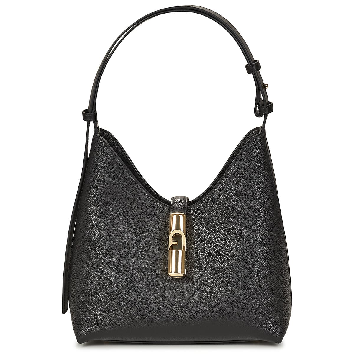 Kabelka přes rameno Furla Goccia S Hobo, černá