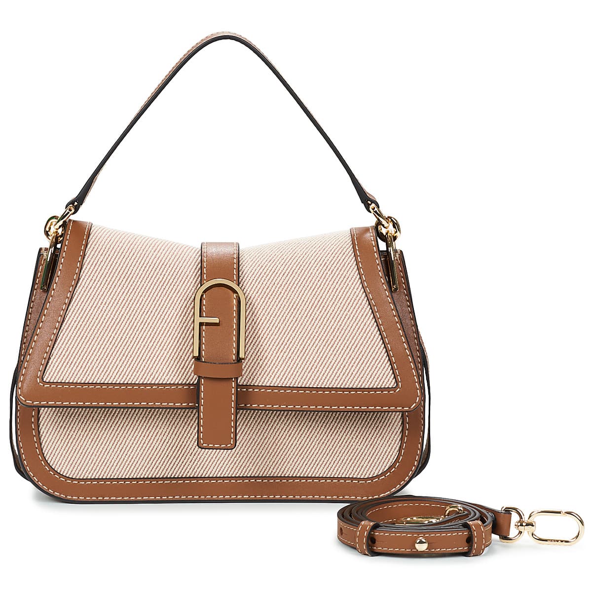 Kabelka přes rameno Furla Flow M TOP Handle, vícebarevná