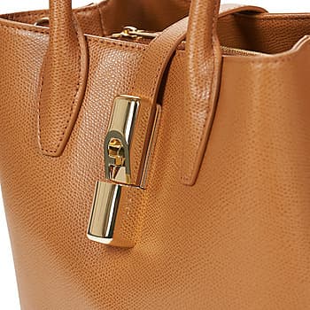 Kabelka přes rameno Furla Goccia S Tote Base 22, hnědá 4