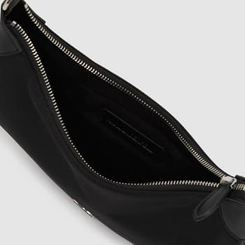 Kabelka přes rameno Karl Lagerfeld Ikon Nylon Halfmoon Shb 3