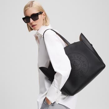 Kabelka Karl Lagerfeld K Circle Mid Zip Tote, černá 4
