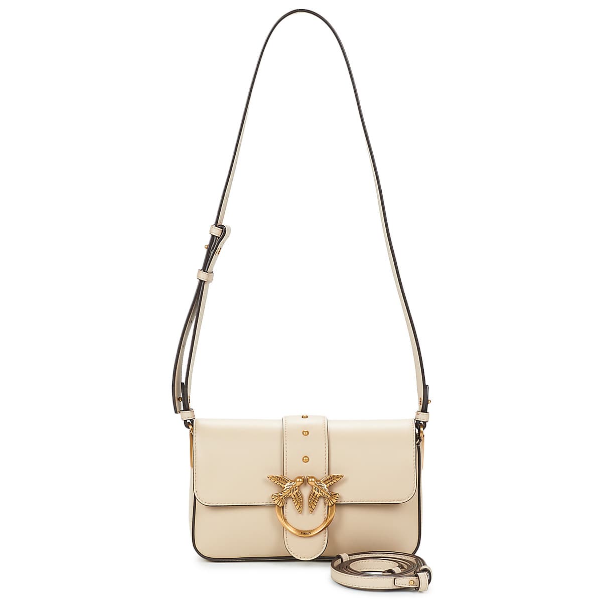 Kabelka přes rameno Pinko Love ONE Mini Slouchy FL, béžová