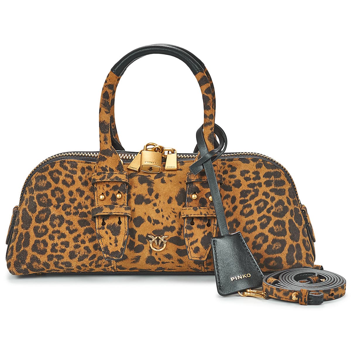 Kabelka Pinko Bowling BAG Baguette Suede