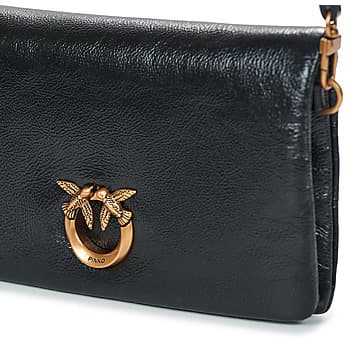 Kabelka přes rameno Pinko Click Soft Horizontal Mini, černá 4