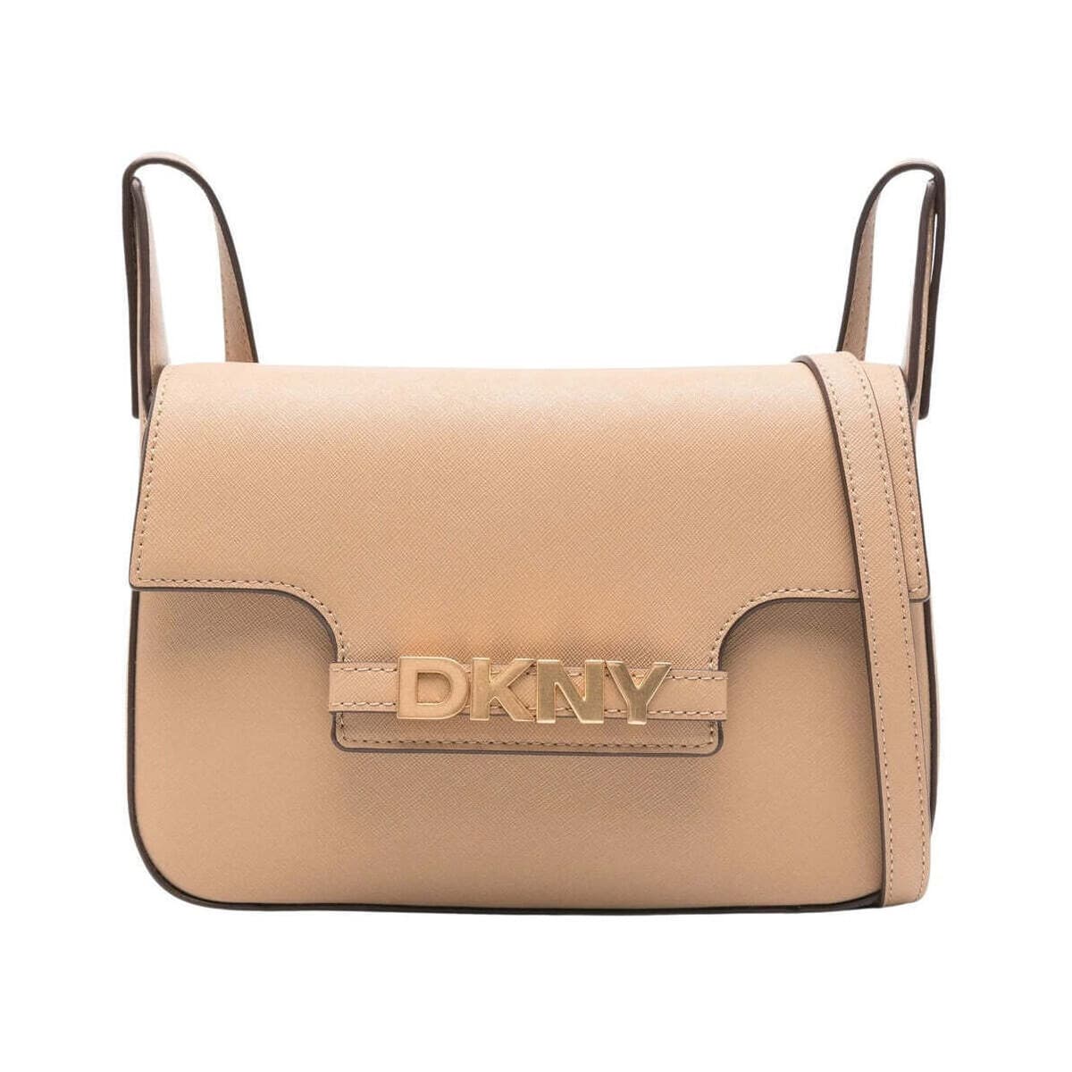 Kabelka přes rameno DKNY, hnědá