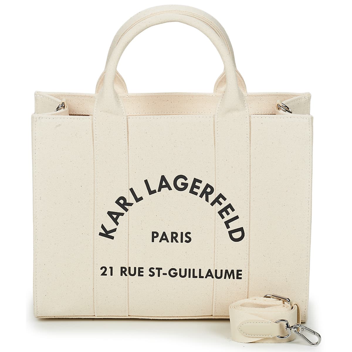 Kabelka Karl Lagerfeld K/RSG Square Medium Tote, béžová