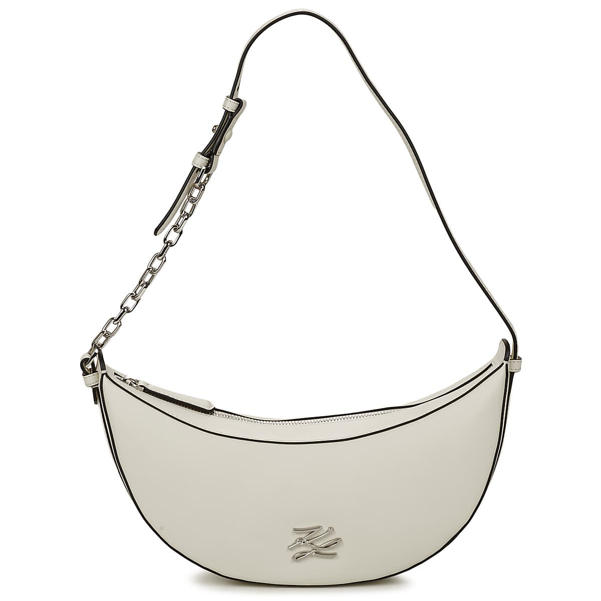 Kabelka přes rameno Karl Lagerfeld K/Autograph SM Halfmoon SHB