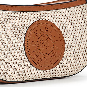 Kabelka přes rameno Karl Lagerfeld K/Circle Saddle CB Raffia Mesh 4
