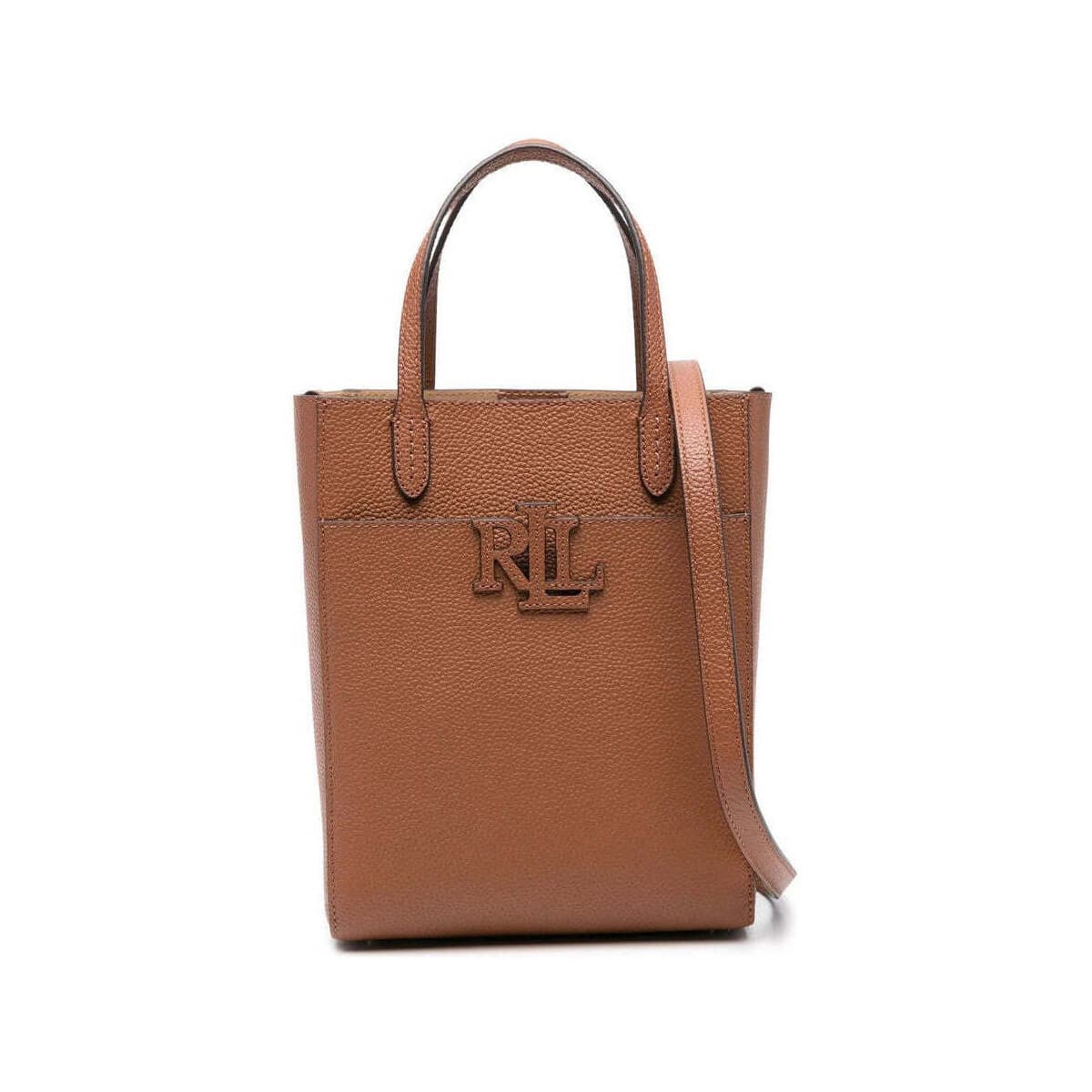 Kabelka Lauren Ralph Lauren, hnědá