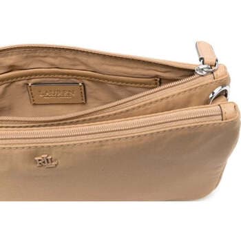 Kabelka přes rameno Lauren Ralph Lauren, béžová 4